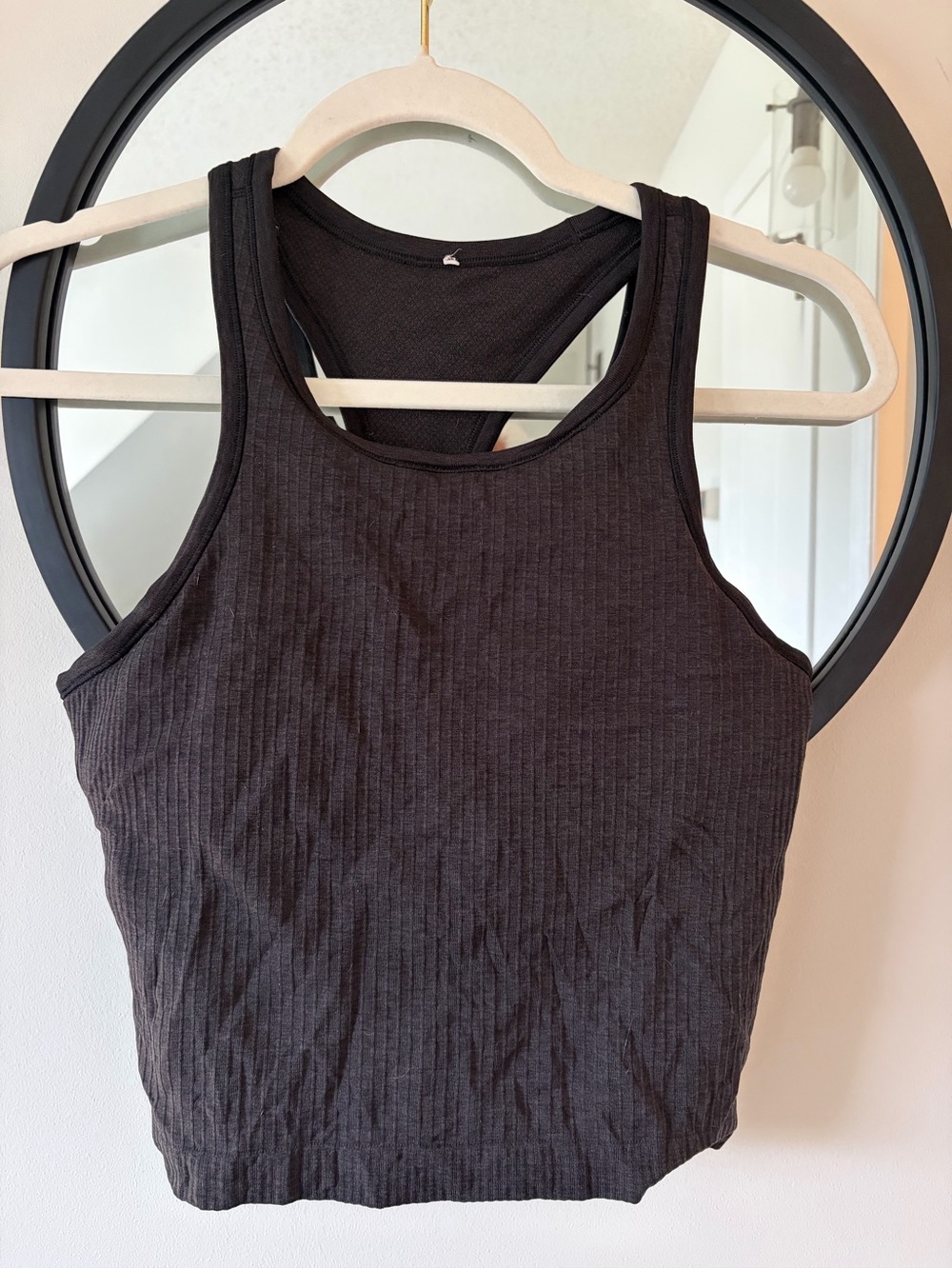 Lululemon Ebb to Street Cropped Racerback Tank